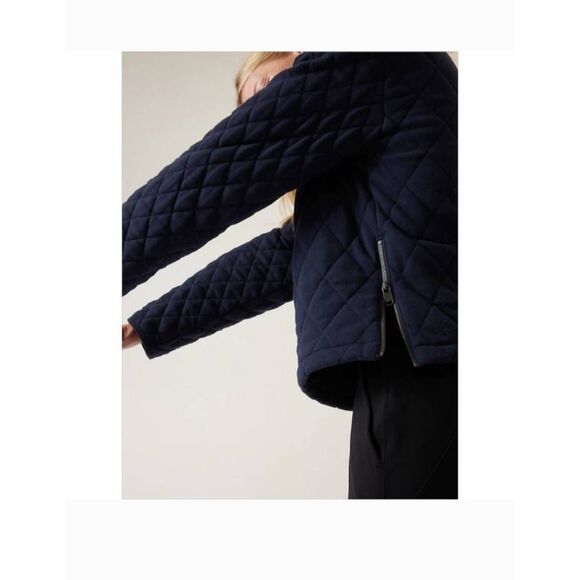 New with tags Athleta retroplush quilted crew nexk sweatshirt xs - Picture 8 of 8